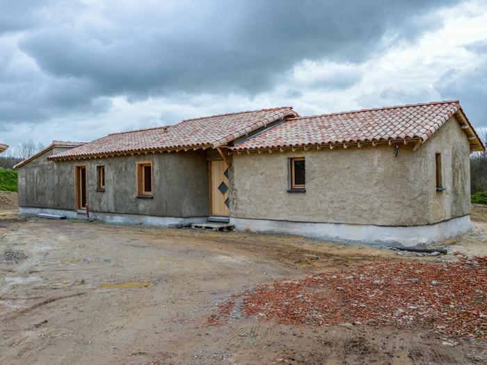 Une éco-construction ossature bois et béton de chanvre